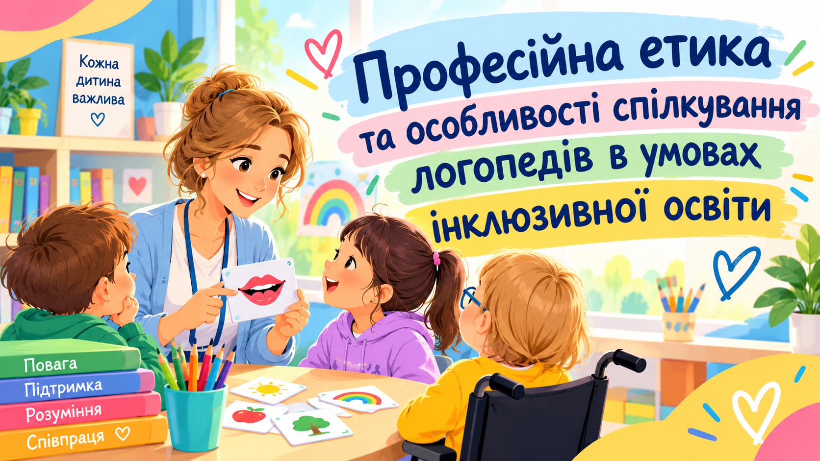 [623мз · 4 триместр 2026] Професійна етика та особливості спілкування логопедів в умовах інклюзивної освіти